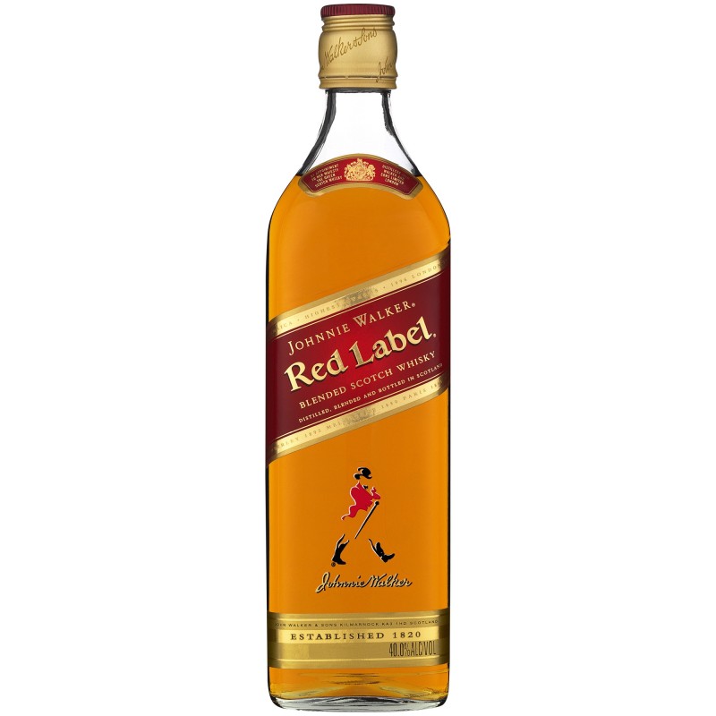 J W RED LABEL 375ML