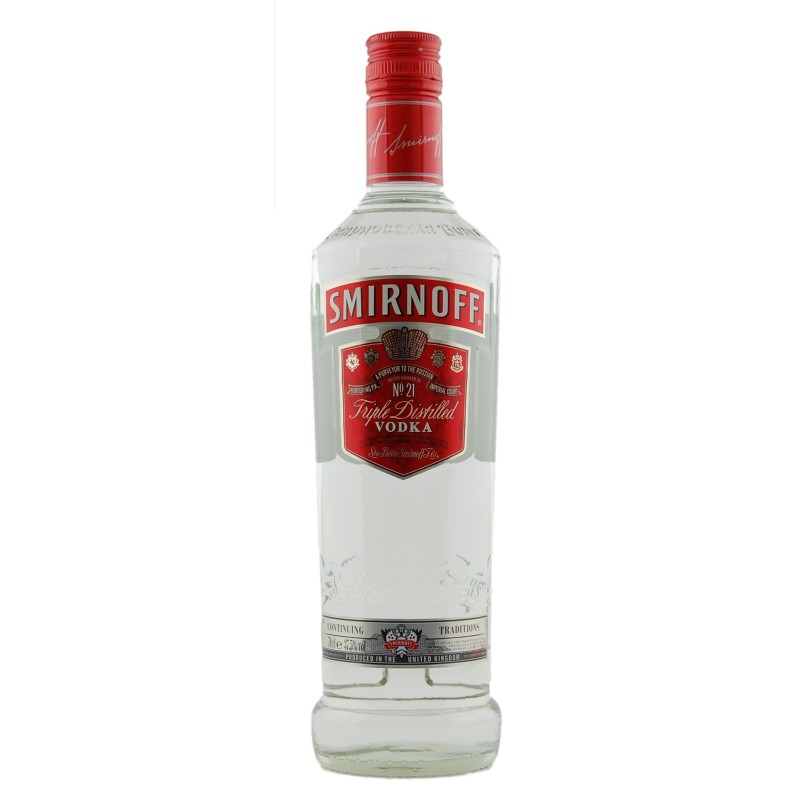 SMIRNOFF VODKA RED 75CL
