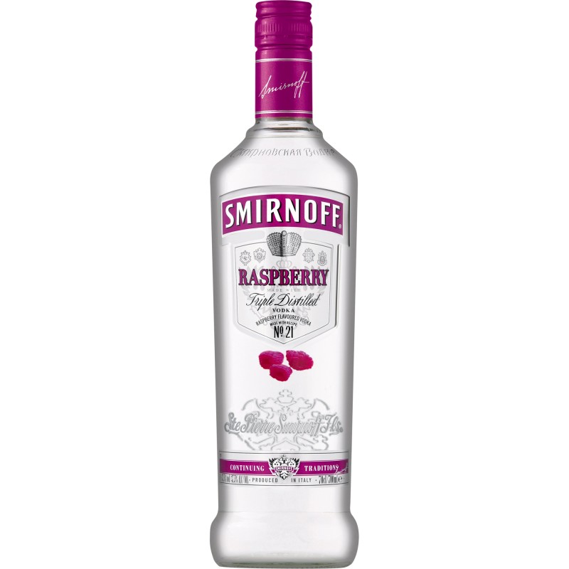 SMIRNOFF RASPBERRY VODKA 1LT SMIRNOFF RASPBERRY VODKA 1LT