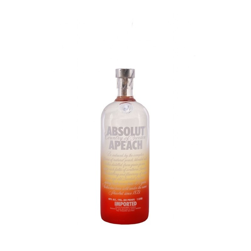ABSOLUT VODKA APEACH 1LT ABSOLUT VODKA APEACH 1LT