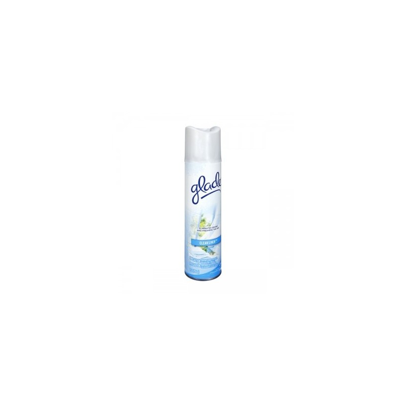 Glade Air Freshener Clean Linen Aerosol Spray 300ml Glade Air Freshener Clean Linen Aerosol Spray 300ml