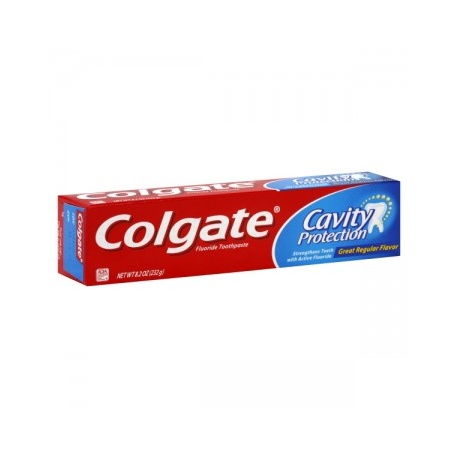 Colgate Cavity Protection Fluoride Toothpaste Regular Flavor