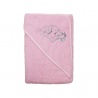 babys towel pink