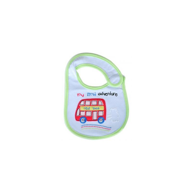 my first adventure baby bib blue my first adventure baby bib blue