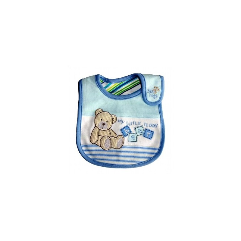 my little teddy bear bib blue my little teddy bear bib blue