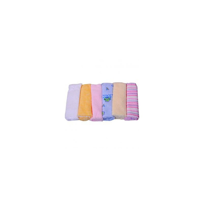 6 piece set of baby bath towel multi colous 6 piece set of baby bath towel multi colous