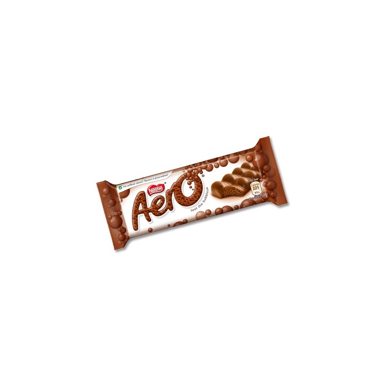 Aero milk medium chocolate Bar 46g Aero milk medium chocolate Bar 46g