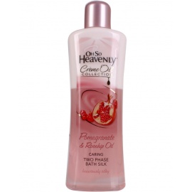 Oh So Heavenly Pomegranate and Rosehip Oil Renewing Two Phase Bath Silk - 750ml