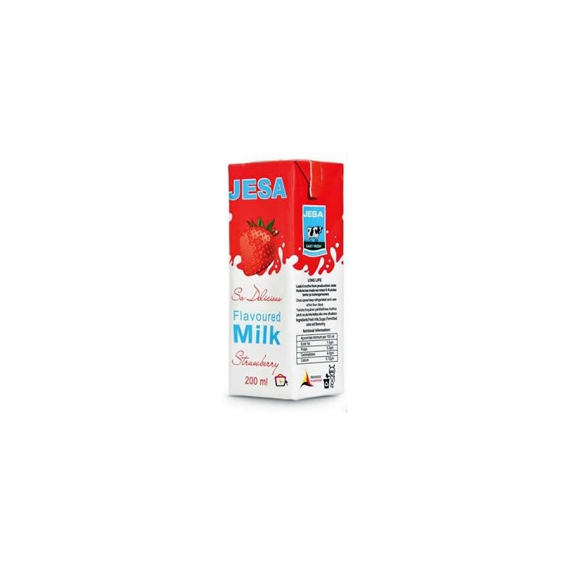 Jesa Flavoured Milk Strawberry 200ml Jesa Flavoured Milk Strawberry 200ml