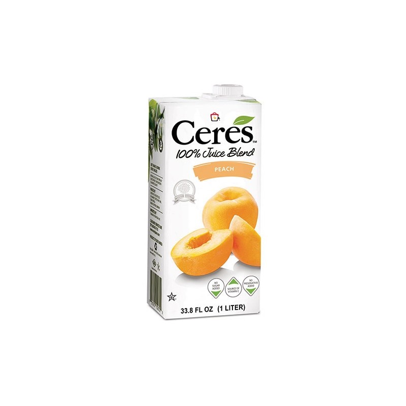 CERES PEACH 100% Pure Fruit Juice 1Ltr
