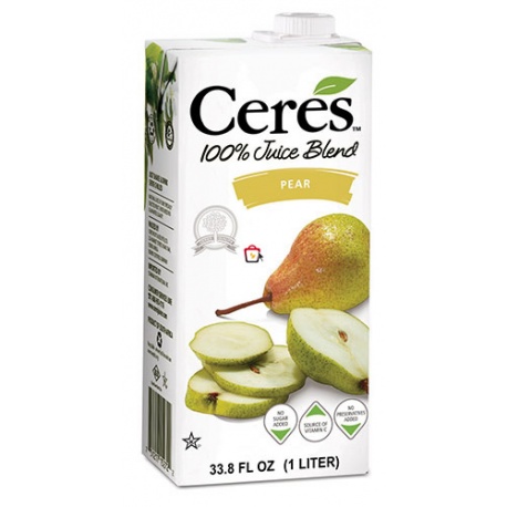 CERES PEAR 100% Pure Fruit Juice 1Ltr