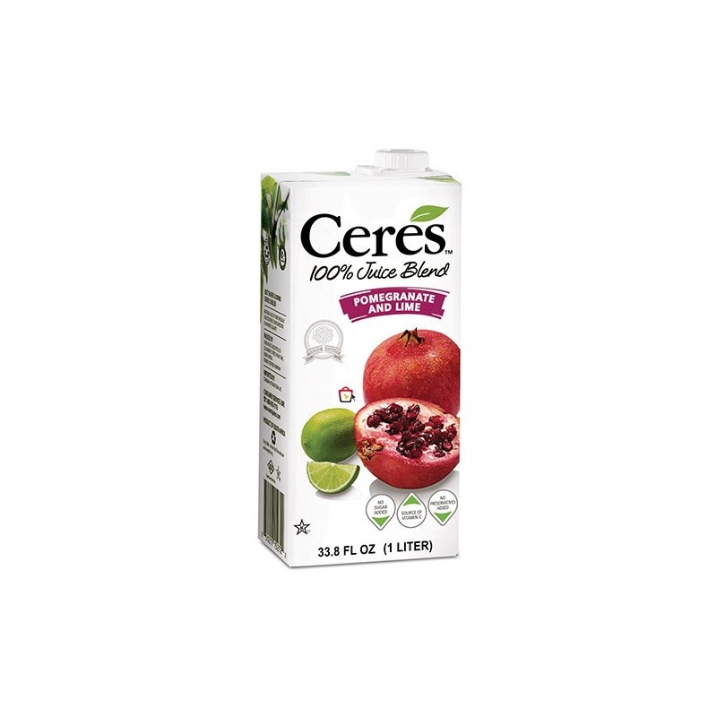 CERES POMEGRANATE & LIME 100% Pure Fruit Juice 1Ltr CERES POMEGRANATE & LIME 100% Pure Fruit Juice 1Ltr
