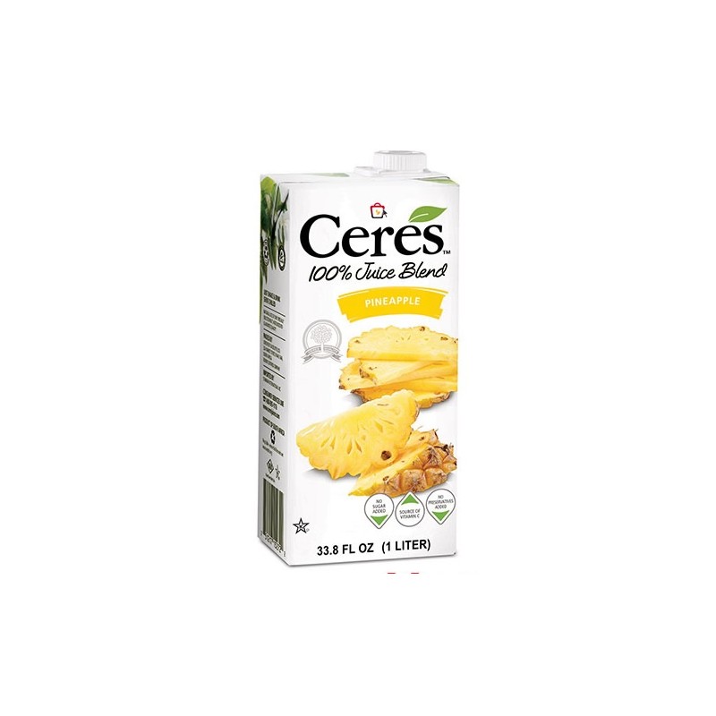 CERES PINAPPLE 100% Pure Fruit Juice 1Ltr CERES PINAPPLE 100% Pure Fruit Juice 1Ltr