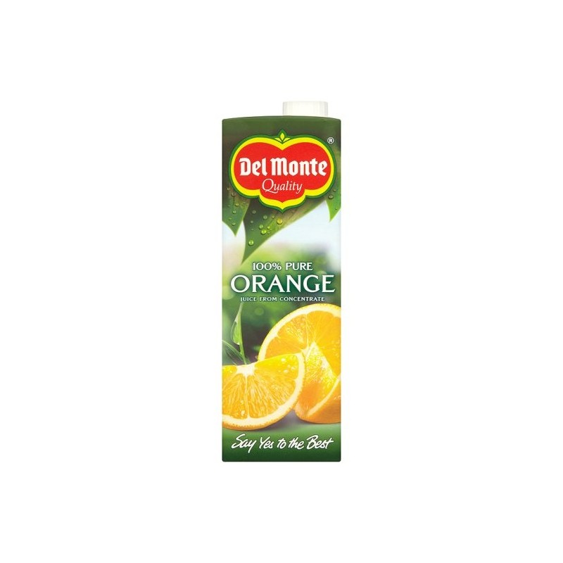 DELMONTE ORANGE 100% Pure Fruit Juice 1Ltr DELMONTE ORANGE 100% Pure Fruit Juice 1Ltr