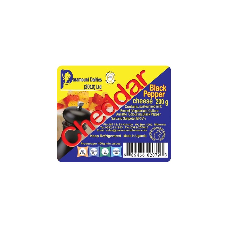PARAMOUNT CHEDD CHEESE 200G PP