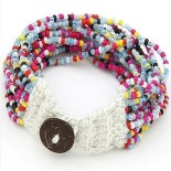 Beaded Multiple Bracelet - Multicolour