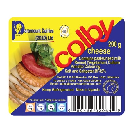 PARAMOUNT COLBY PACKED CHEESE