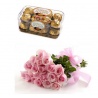 Ferrero Pink Roses Gift
