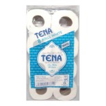Tena white toilet paper (8 rolls)