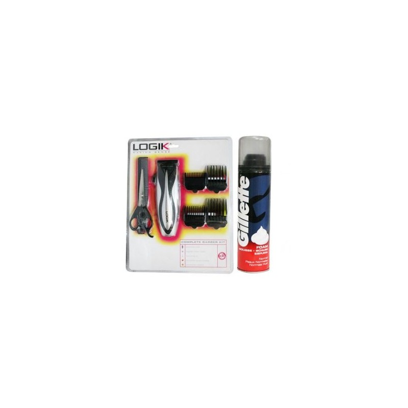 Bundle of Logik Complete Barber Kit &Gillette Shaving Foam 200ml