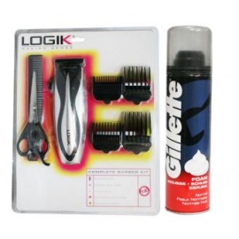 Bundle of Logik Complete Barber Kit &Gillette Shaving Foam 200ml