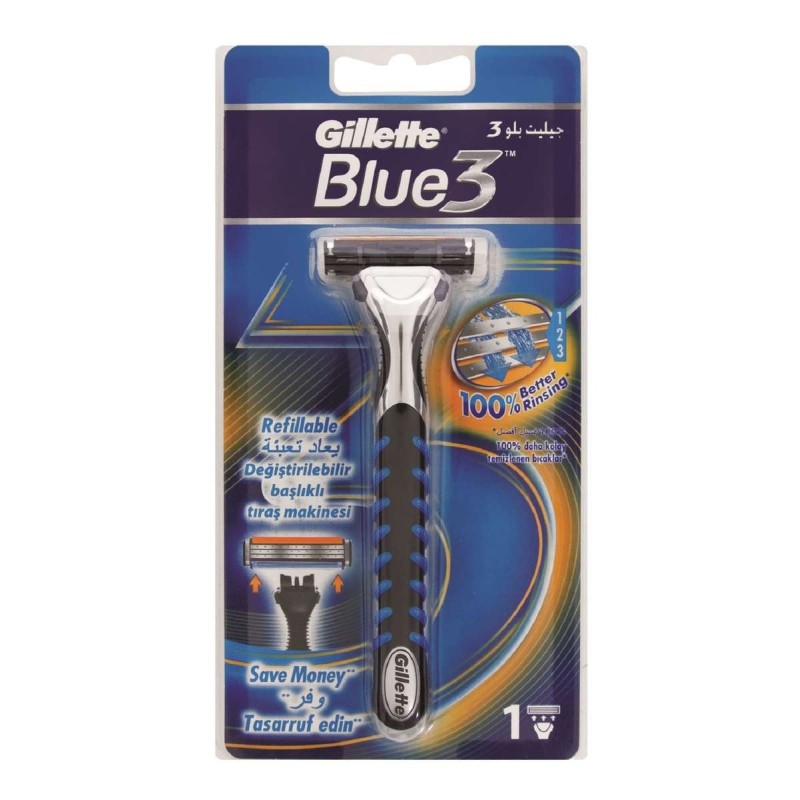 Gillette Blue3 System Razor 1up Gillette Blue3 System Razor 1up