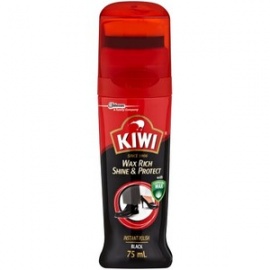 KIWI Black Instant Shoe Polish 75ml