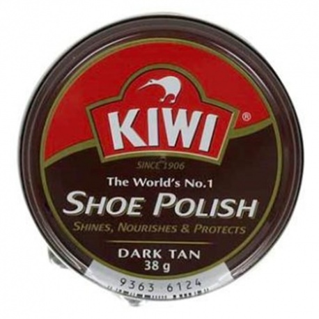 Kiwi Shoe Polish  Dark Tan 38g