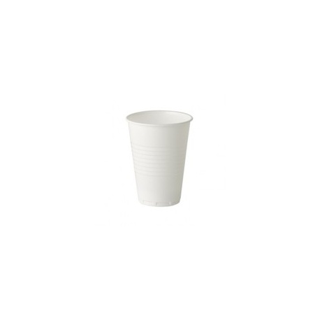 White Plastic Cups 25 pices