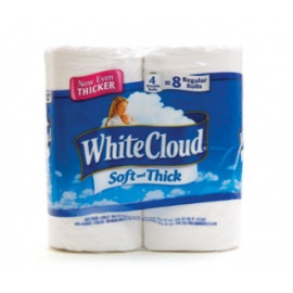 White Cloud  Comfort Soft 8 rolls