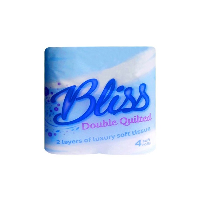 Bliss Double Quilted 4 Toilet rolls Bliss Double Quilted 4 Toilet rolls