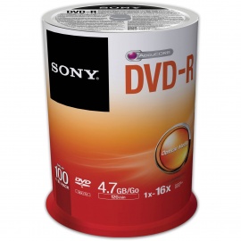 Sony DVD R DVD Disk - 100 pack