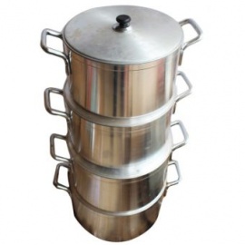 4Pcs Stainless Steel Saucepans