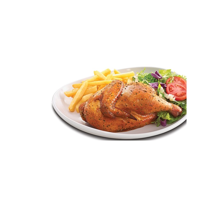 Half Chicken & Chips Half Chicken & Chips