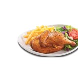 Half Chicken & Chips 