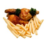 1/2 rice, 1/2 chips 