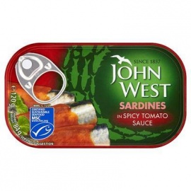 J/W Sardines in Spicy Tomato Sauce 120G