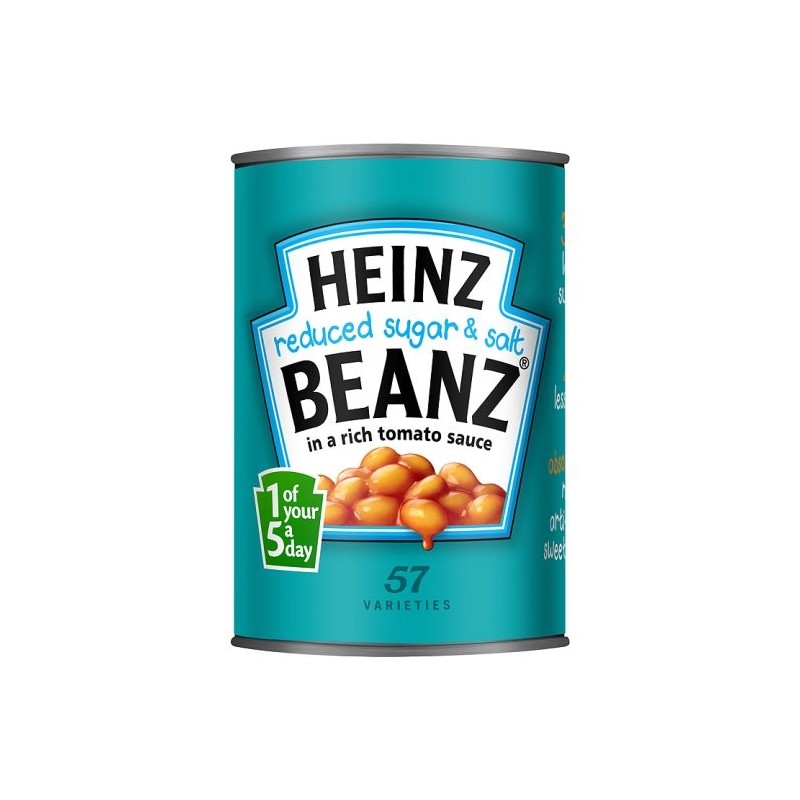 Heinz Baked Beans Reduced Sugar & Salt 415 grams Heinz Baked Beans Reduced Sugar & Salt 415 grams