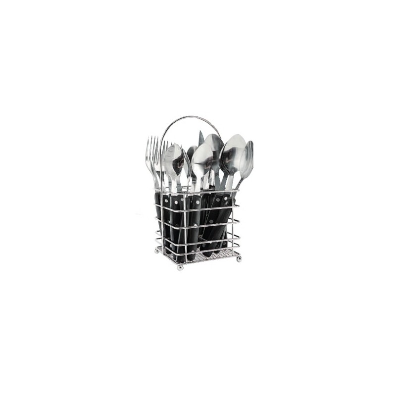 16 Piece cutlery with Wire Basket 16 Piece cutlery with Wire Basket