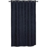 Black Fleur Eyelet Curtain per drop