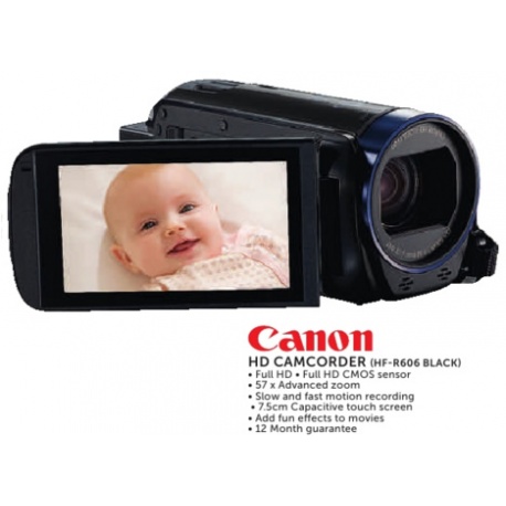 Canon HD CAMCORDER(HF-R606 BLACK)