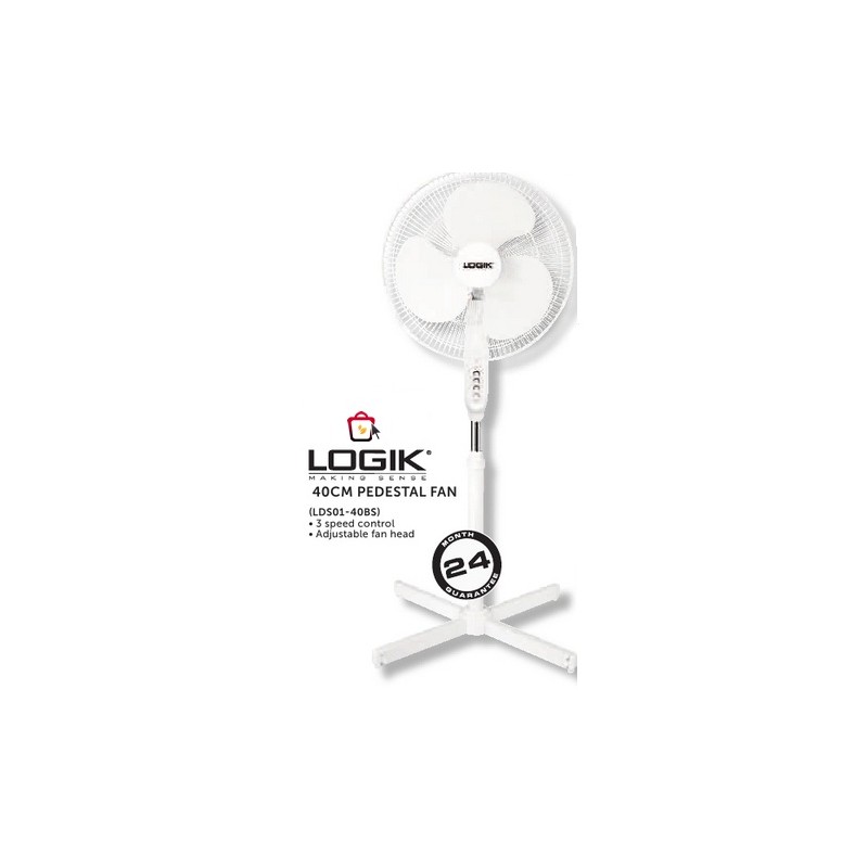 Logik pedestral fan 40cm Logik pedestral fan 40cm