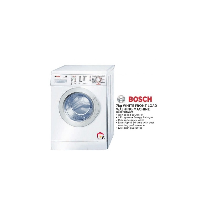 Bosch White front load washing machine 7kg
