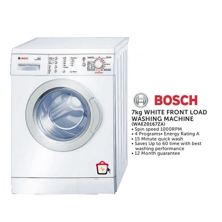 Bosch White front load washing machine 7kg