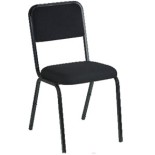 Black Rick Stacker Chair