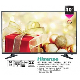 Hisense 40" Full HD Digital LED TV