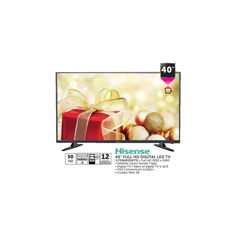 Hisense 40" Full HD Digital LED TV Hisense 40" Full HD Digital LED TV