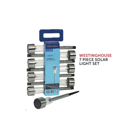 WESTINGHOUSE 7 PIECE SOLAR LIGHT SET