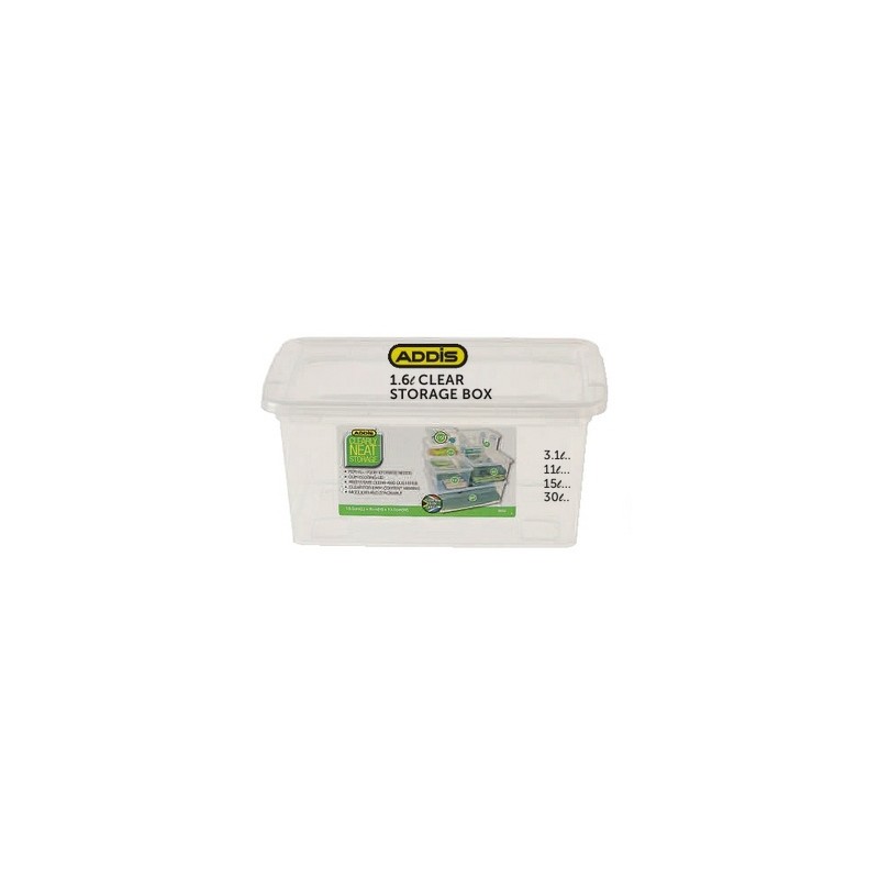 Addis Clear storage Box 1.6L Addis Clear storage Box 1.6L