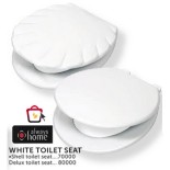 White Toilet Seat Delux Shell